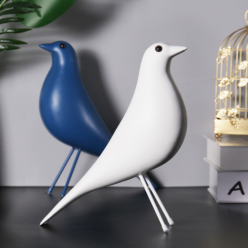 Resin ornament and peace dove bird ornament
