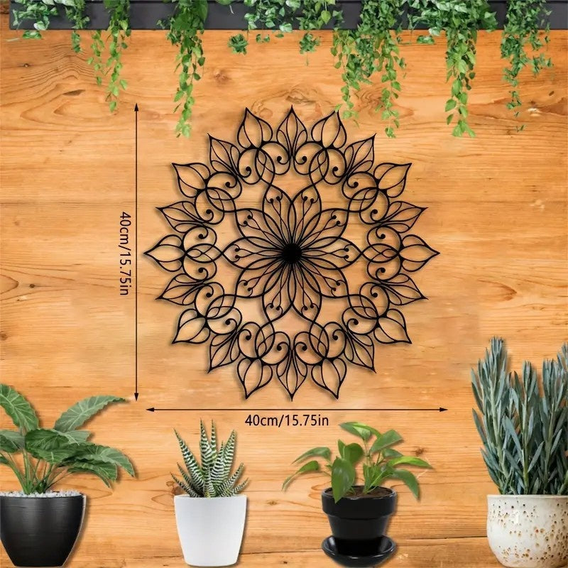 Metal Wall Art Iron Silhouette Wall Decor for Living Room and Bedroom Creative Home Mural Decorations - Velora Home Deco