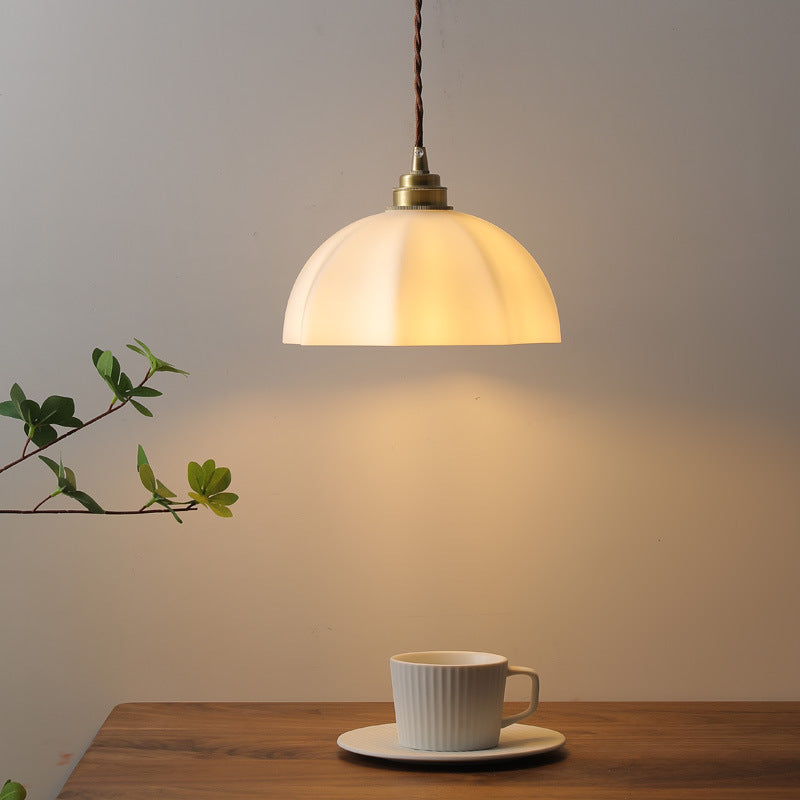 Wabi-Sabi Style Brass Designer Pendant Light for Bedroom, Living Room, Study, Restaurant, Window Display, and Bedside Decoration