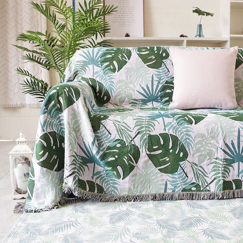 Modern minimalist koi patterned sofa blanket can be used as a soft carpet tablecloth decoration dust-proof