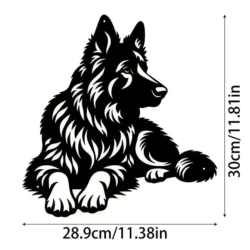 Metal Wall Art Iron Silhouette Wall Decor for Living Room and Bedroom Creative Home Mural Decorations - Velora Home Deco