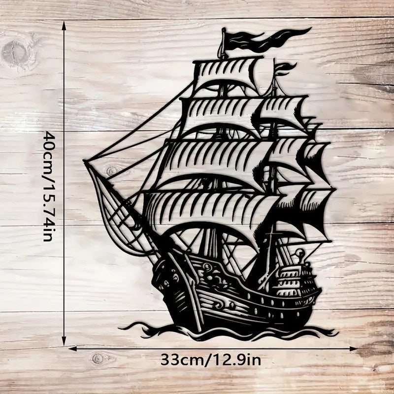 Metal Wall Art Iron Silhouette Wall Decor for Living Room and Bedroom Creative Home Mural Decorations - Velora Home Deco