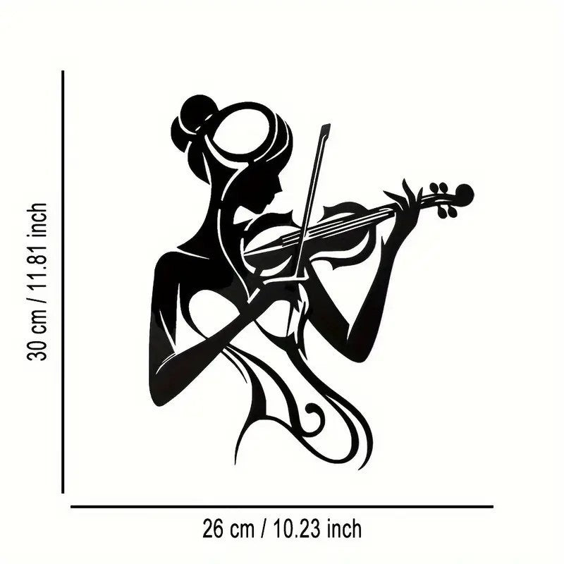 Metal Wall Art Iron Silhouette Wall Decor for Living Room and Bedroom Creative Home Mural Decorations - Velora Home Deco