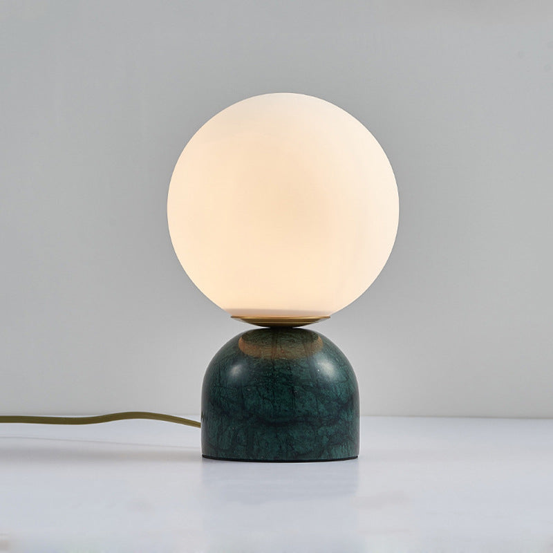Creative Minimalist Table Lamp, Contemporary Bedside Study Desk Lamp with Marble Base