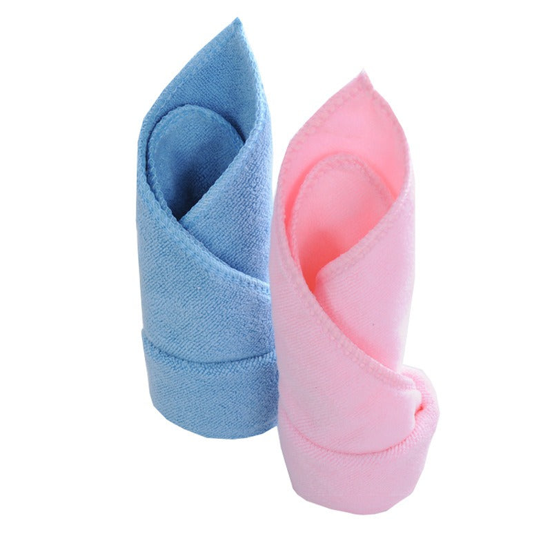Fiber small towel small square towel housekeeping cleaning rag absorbent housework cleaning - Velora Home Deco