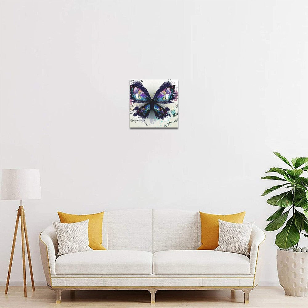 Vivid Painted Butterfly 8x8 inch
