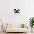 Vivid Painted Butterfly 8x8 inch