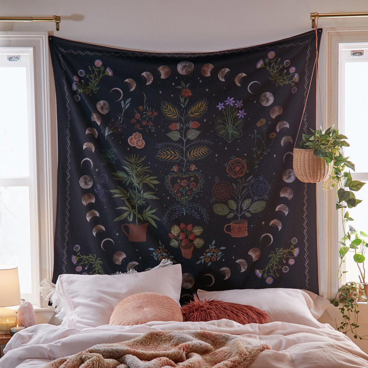Tapestry Ins Hanging Cloth Background Cloth Ins Hanging Cloth Wall Cloth Decorative Cloth Bohemian Tapestry
