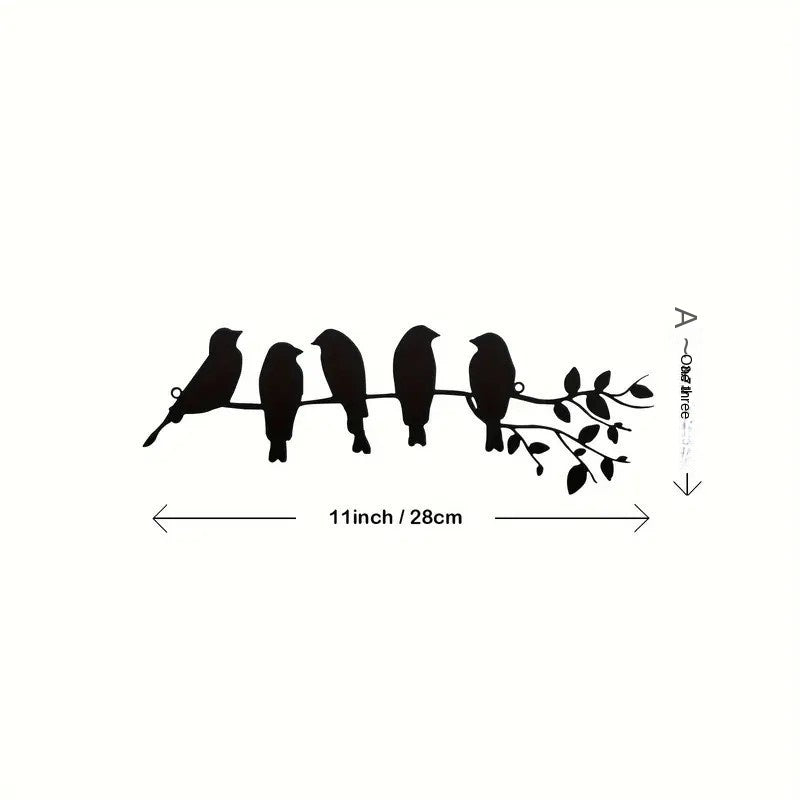 Metal Wall Art Iron Silhouette Wall Decor for Living Room and Bedroom Creative Home Mural Decorations - Velora Home Deco