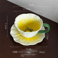 Stylish Ceramic Latte Cup Set for Women, Minimalist Design, High-Aesthetic Coffee Mug