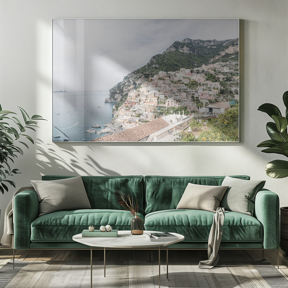 Wall art Positano at the Amalfi Coast