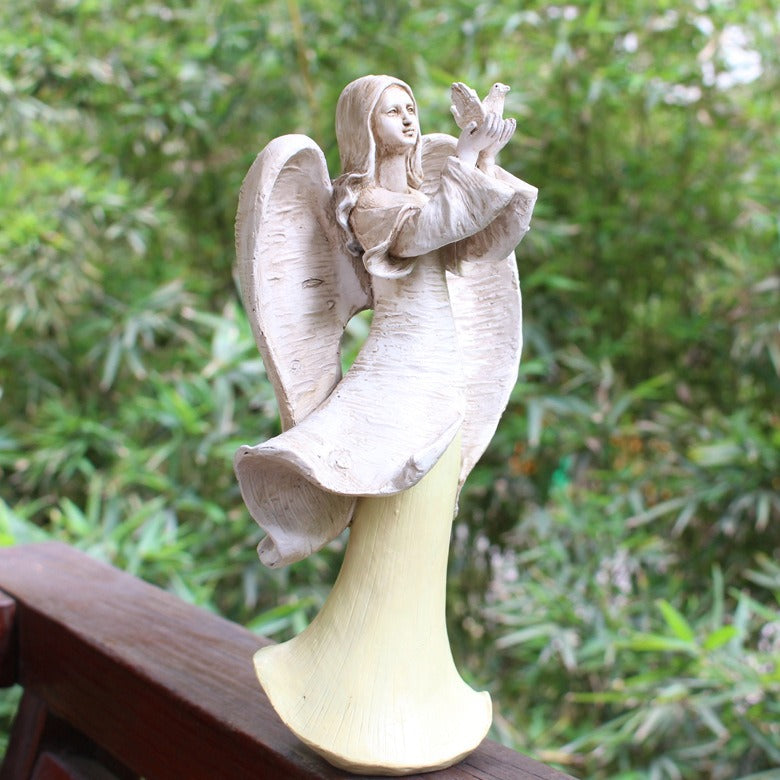 Courtyard Statue Outdoor Garden Angel Resin Decoration