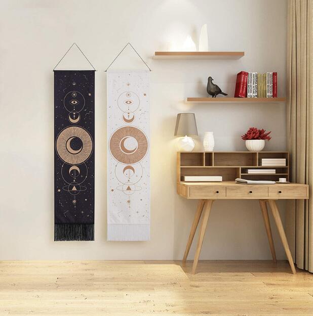 Simple And Beautiful Bohemian Tapestry Star And Moon Tapestry  Living Room And Bedroom Decoration Paintings