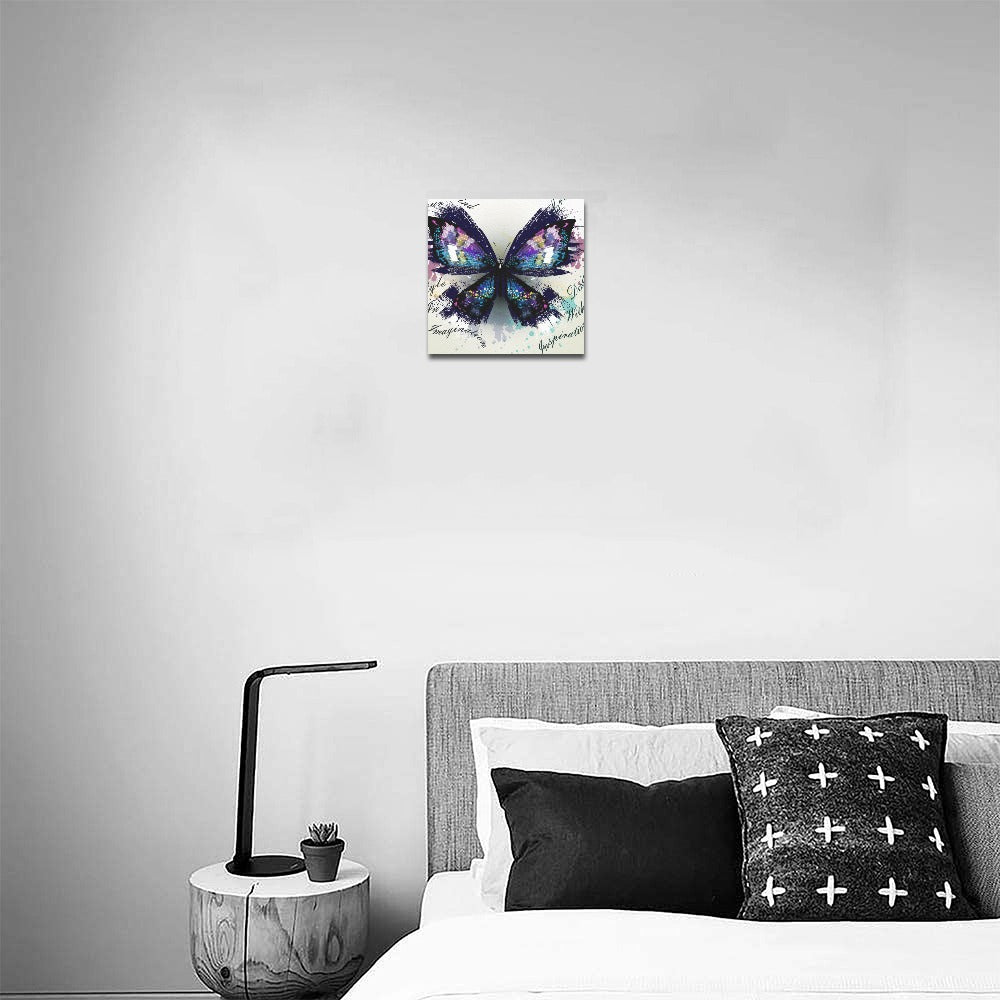 Vivid Painted Butterfly 8x8 inch