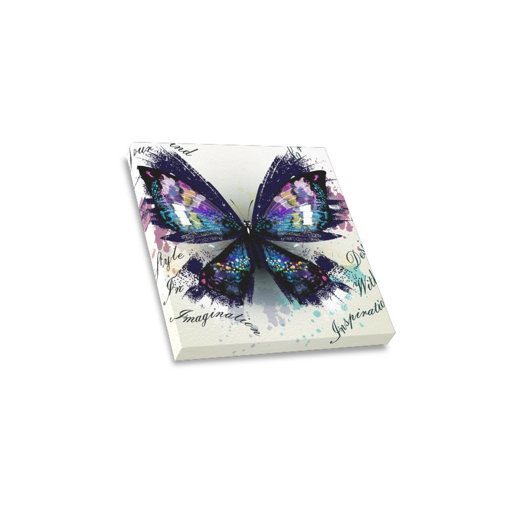 Vivid Painted Butterfly 8x8 inch