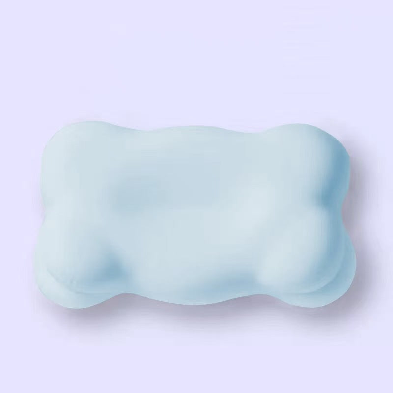 Zero-Pressure Bio-Based Pillow Core Cloud-Shaped Bio-Based Contoured Memory Foam Sleep Aid Pillow for Adults