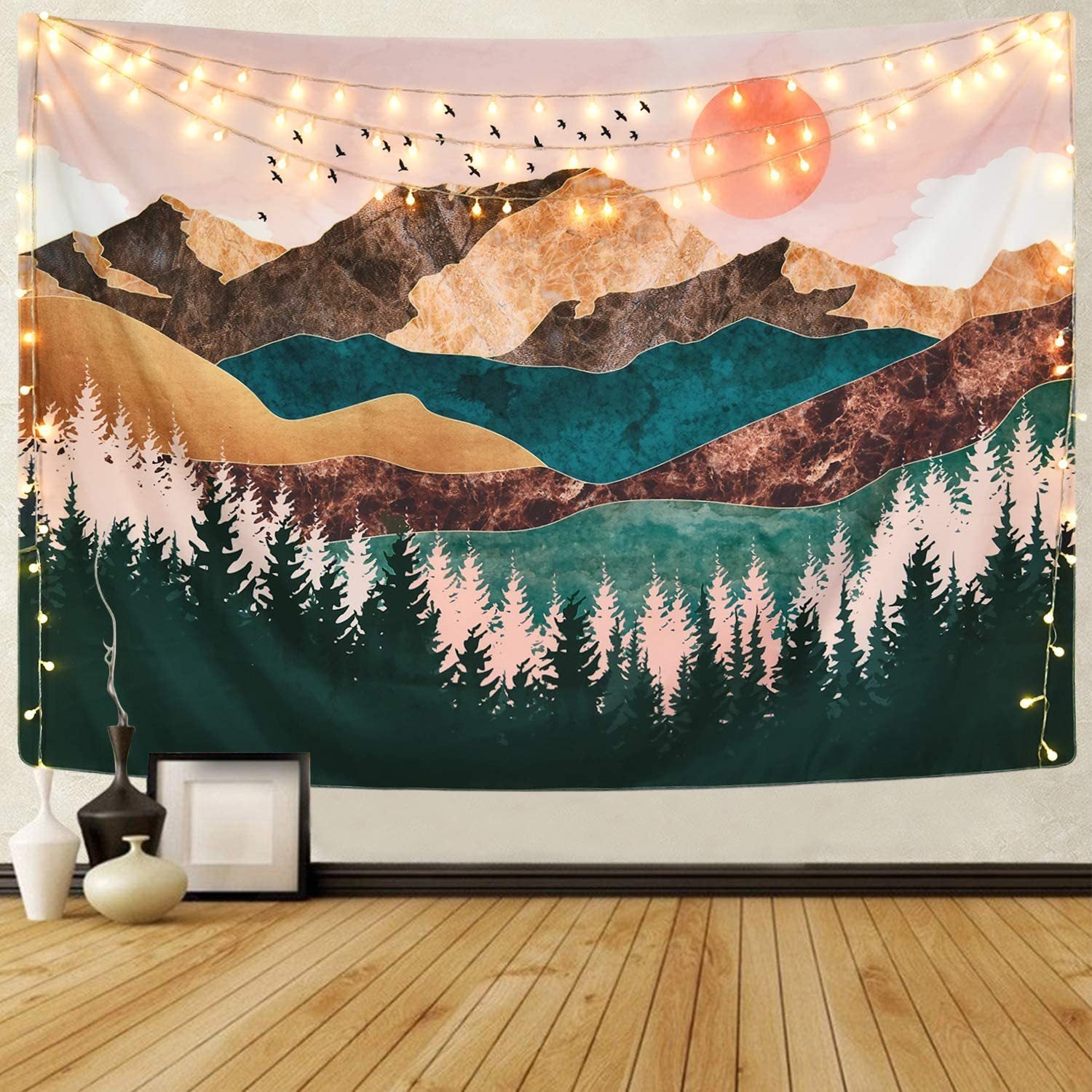 Tapestry Ins Hanging Cloth Background Cloth Ins Hanging Cloth Wall Cloth Decorative Cloth Bohemian Tapestry