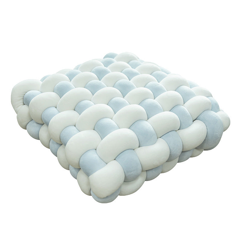 Seat cushion square woven pillow household plush cushion sofa bay window decorative pad