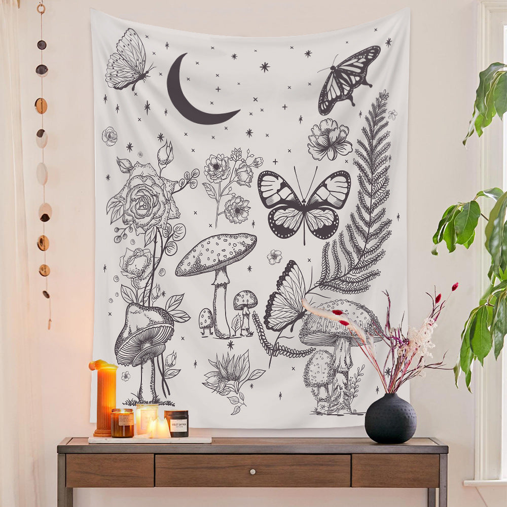 Tapestry Ins Hanging Cloth Background Cloth Ins Hanging Cloth Wall Cloth Decorative Cloth Bohemian Tapestry