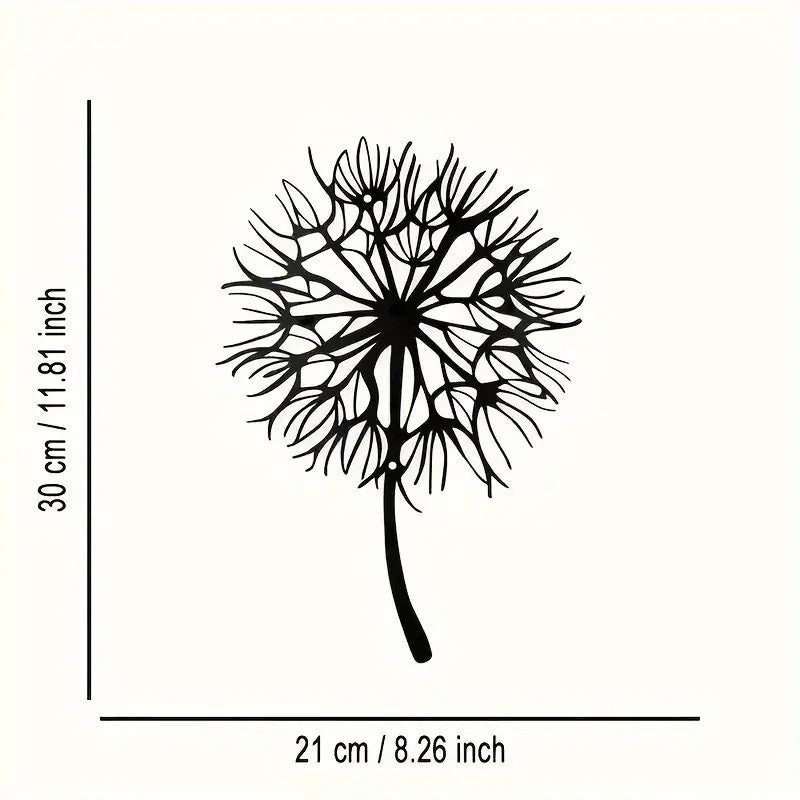 Metal Wall Art Iron Silhouette Wall Decor for Living Room and Bedroom Creative Home Mural Decorations - Velora Home Deco