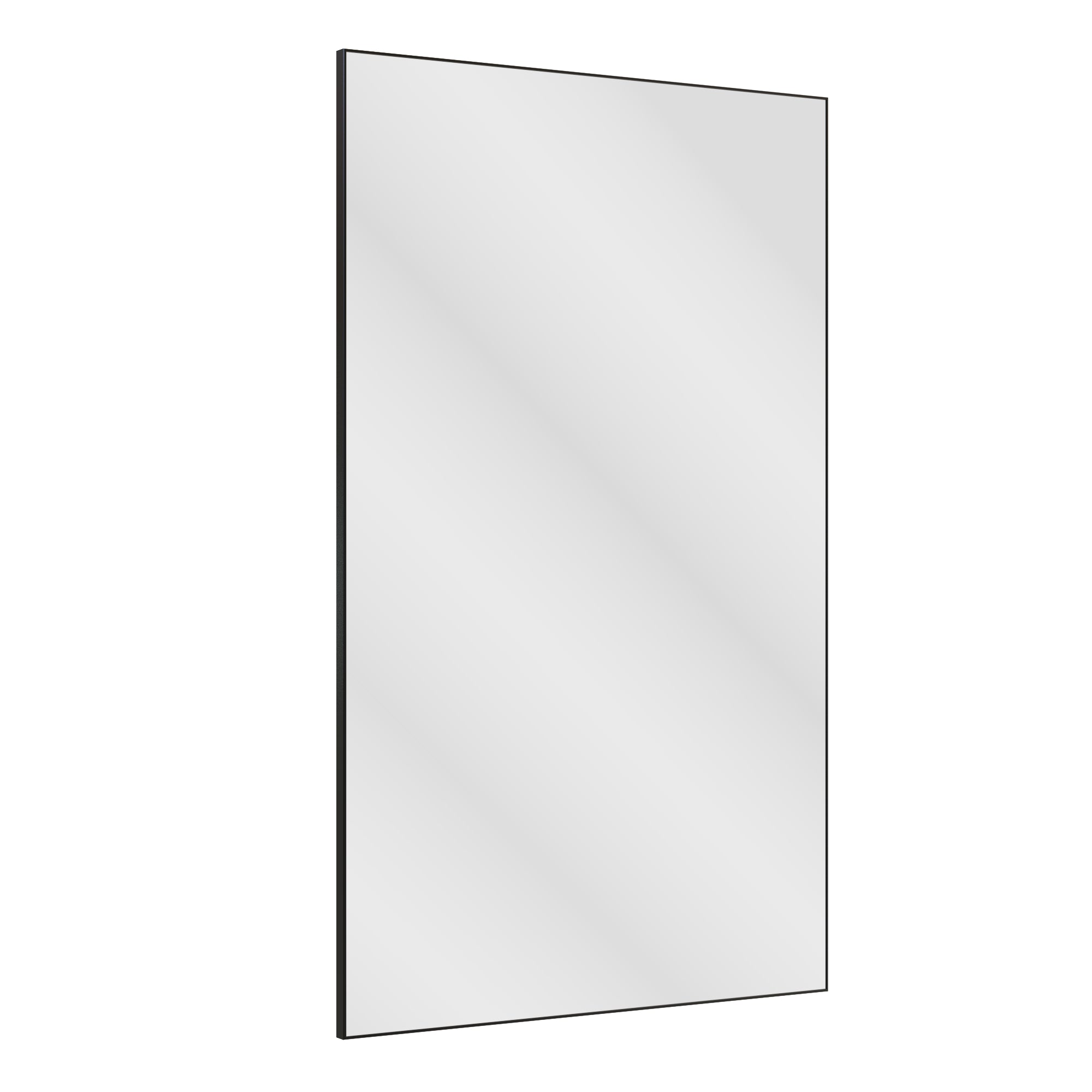60 "x36" oversized modern square bathroom mirror with Balk frame decorative large wall mirror aluminum frame vertical or horizon