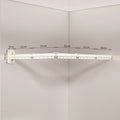 Foldable Shower Curtain Set, Invisible Waterproof Polyester Shower Divider, Retractable for Wet & Dry Zone Separation.