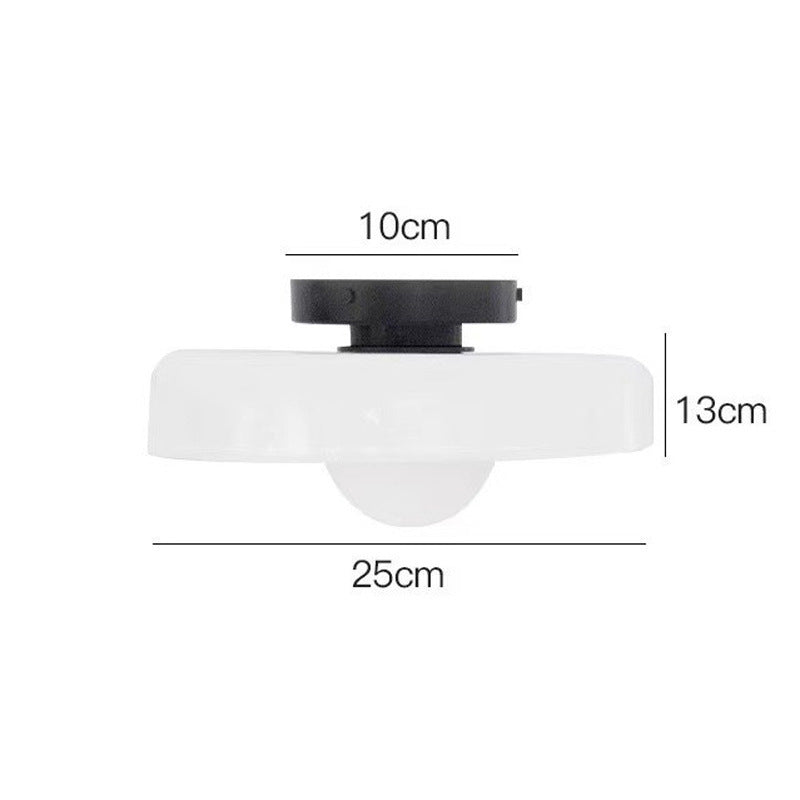 Small pendant lamp bedside glass lamp