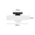 Small pendant lamp bedside glass lamp