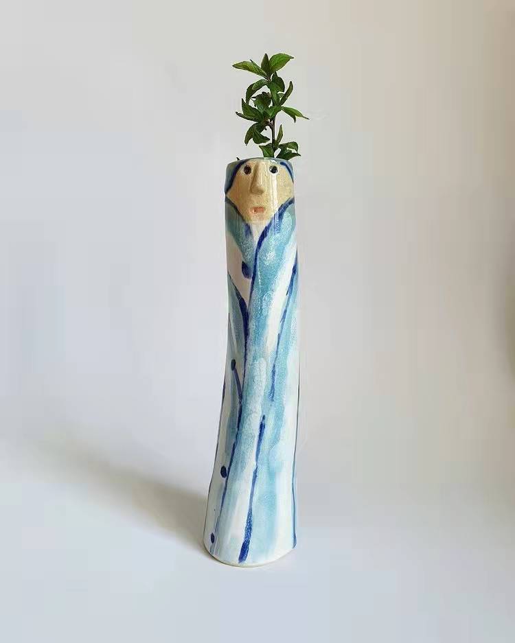Beautiful Resin Crafts Bohemian Family Vase Living Room Dining Room Decoration - Velora Home Deco