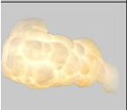Nordic Cotton Cloud LED Pendant Lamp for Restaurant, Clothing Store, Bar Counter, Window Display, Simple and Creative White Cloud Pendant Light