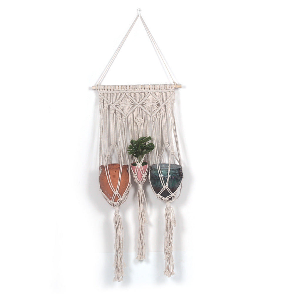 New Decorative Woven Tapestry Hanging Basket Nordic Home Decoration Wall Decoration Bohemian Style Woven Tapestry