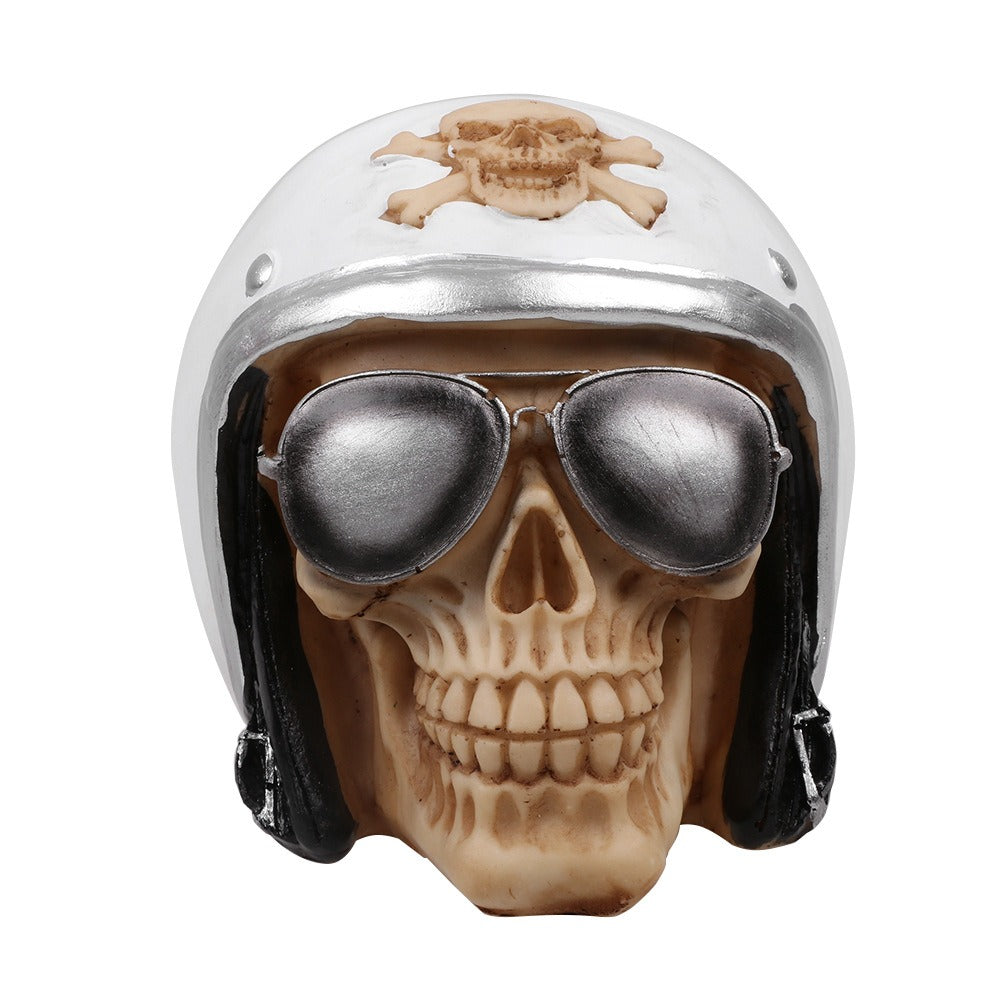 Skeleton Skull Head Art Decor for Air Force Pilot Skull Head - Velora Home Deco
