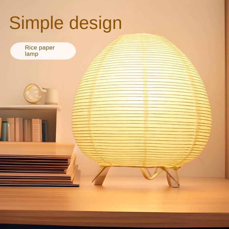 Creative Personality Lantern Table Lamp, Japanese Style Noguchi Paper Ambient Light, Cottage Caf&eacute; Night Light
