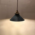 Rustic Iron Rust Pendant Light for Restaurant, Nordic Countryside Retro Cafe