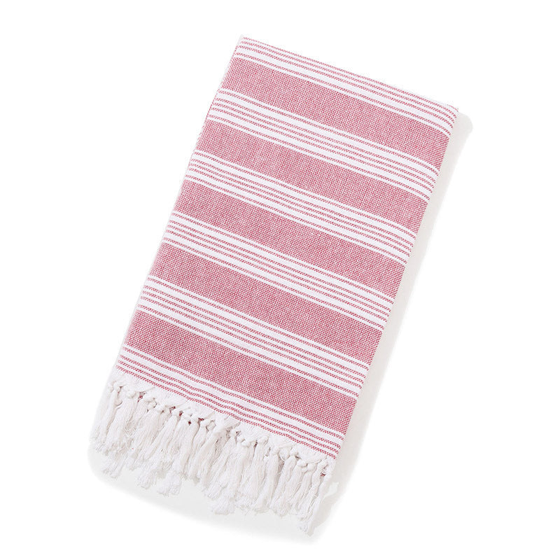Turkish Beach Towel Striped Fringe Quick-Dry Large Size Cotton Bath Towel Multiple Styles Wholesale