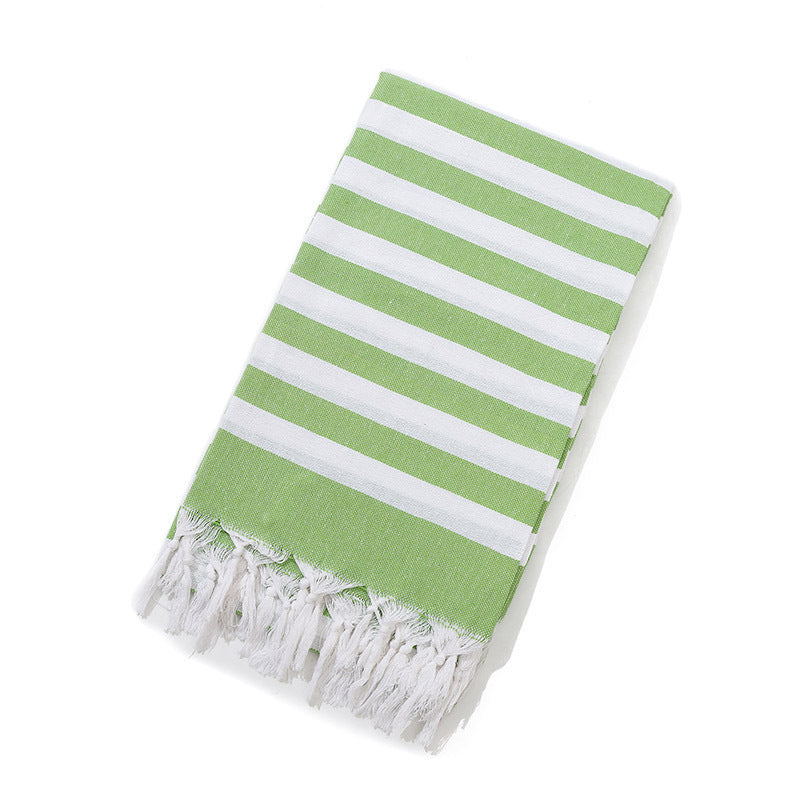 Turkish Beach Towel Striped Fringe Quick-Dry Large Size Cotton Bath Towel Multiple Styles Wholesale
