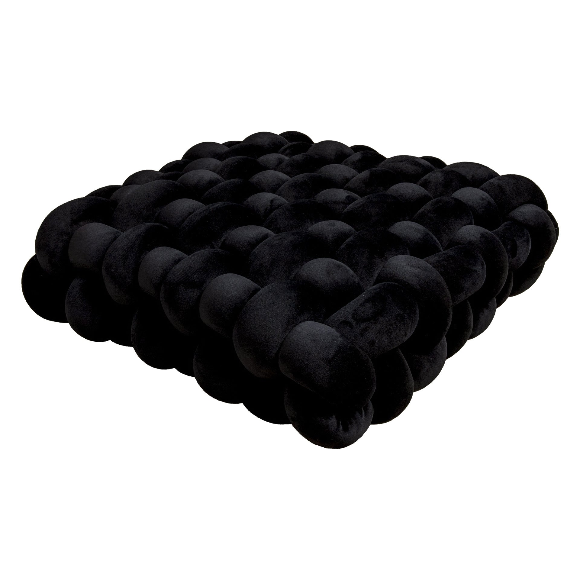 Seat cushion square woven pillow household plush cushion sofa bay window decorative pad