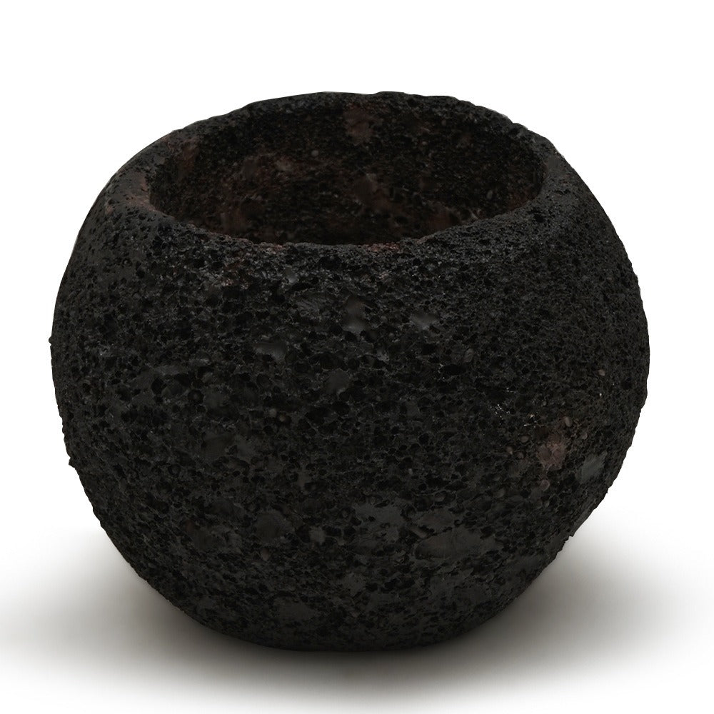 Minimalist volcanic stone potted plant ornaments