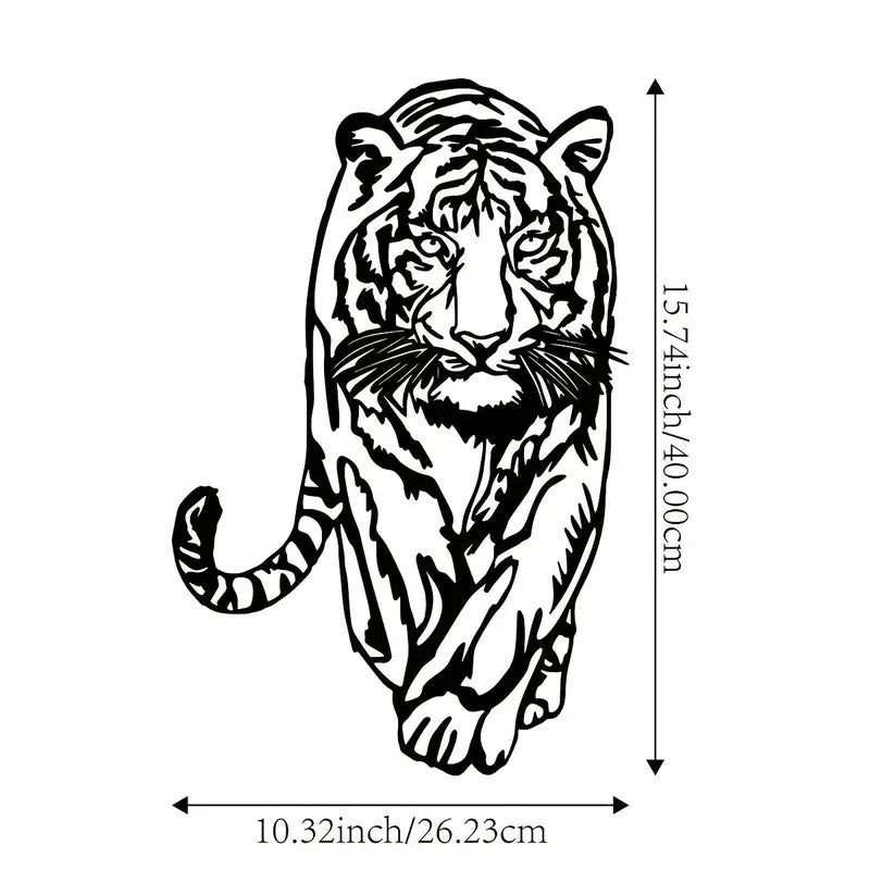 Metal Wall Art Iron Silhouette Wall Decor for Living Room and Bedroom Creative Home Mural Decorations - Velora Home Deco