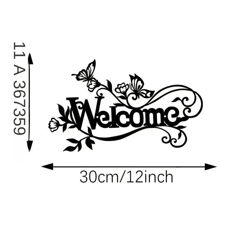 Metal Wall Art Iron Silhouette Wall Decor for Living Room and Bedroom Creative Home Mural Decorations - Velora Home Deco