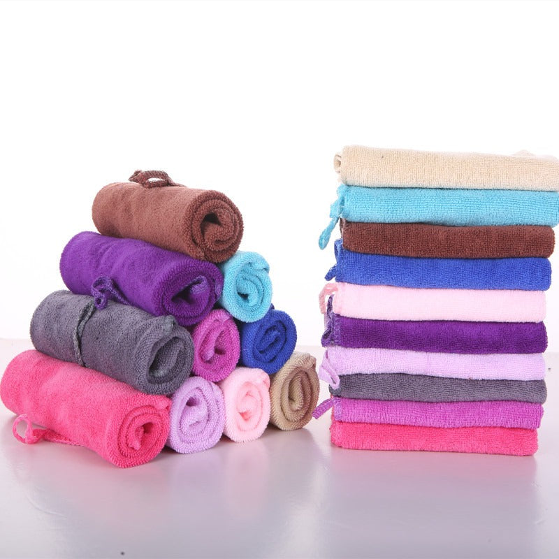Fiber small towel small square towel housekeeping cleaning rag absorbent housework cleaning - Velora Home Deco