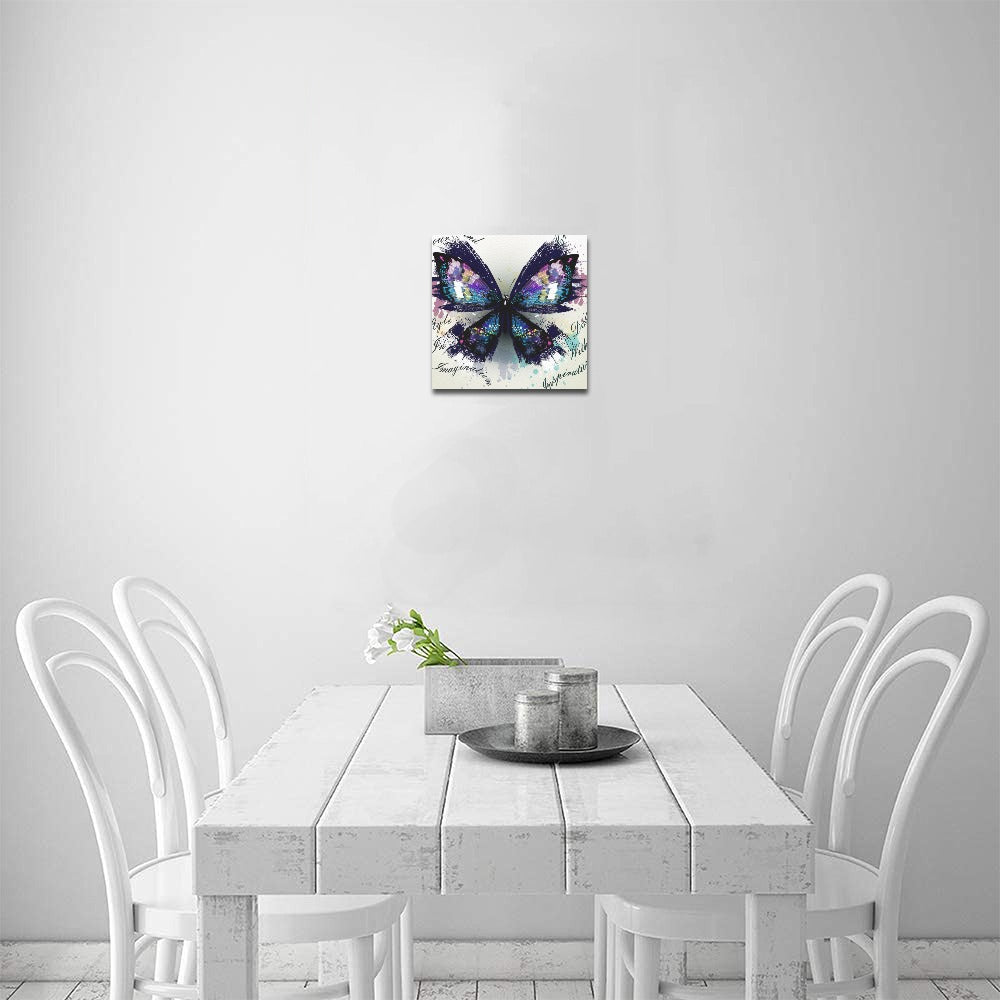 Vivid Painted Butterfly 8x8 inch