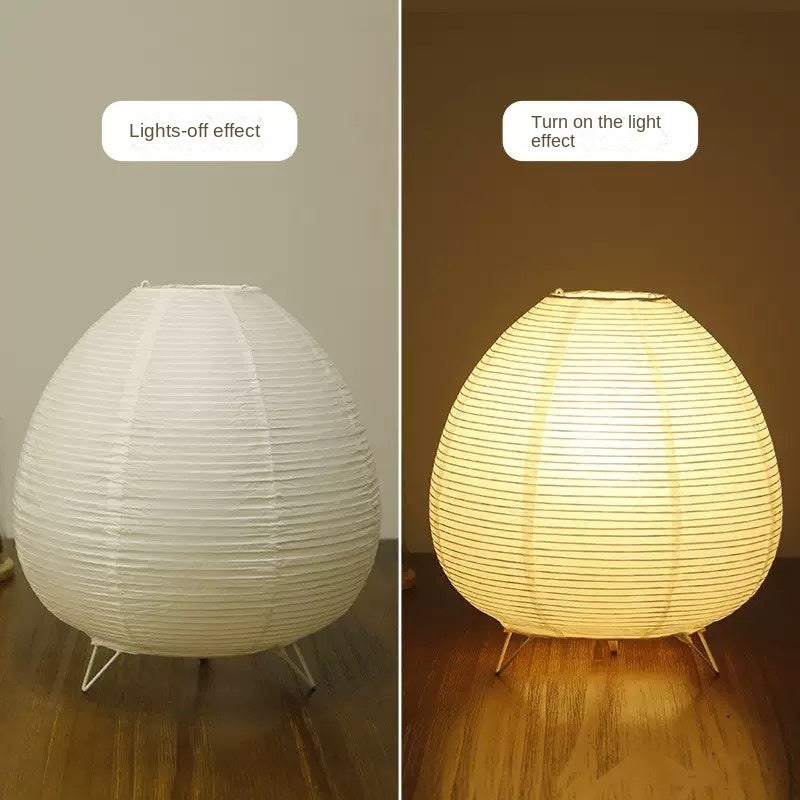 Creative Personality Lantern Table Lamp, Japanese Style Noguchi Paper Ambient Light, Cottage Caf&eacute; Night Light