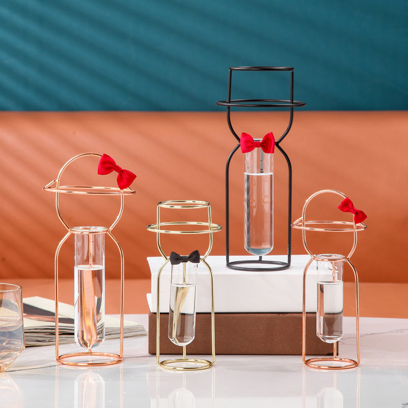 Creative Decoration Glass Vase Flower Arranging Handicraft