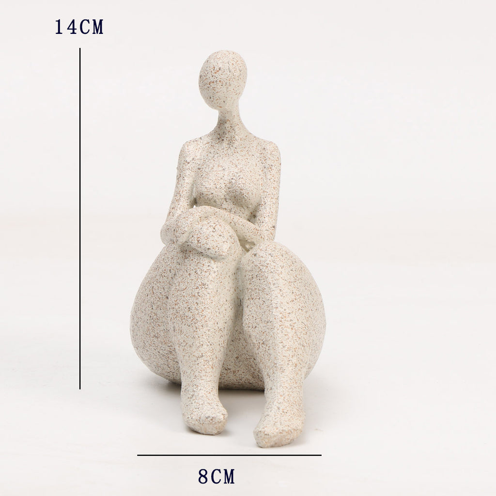 Modern Abstract Characters Portraits Fat Women Home Decors Ornaments Resin Crafts