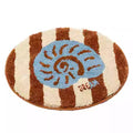 Plush toilet bathroom door anti slip imitation cashmere carpet bathroom floor mat