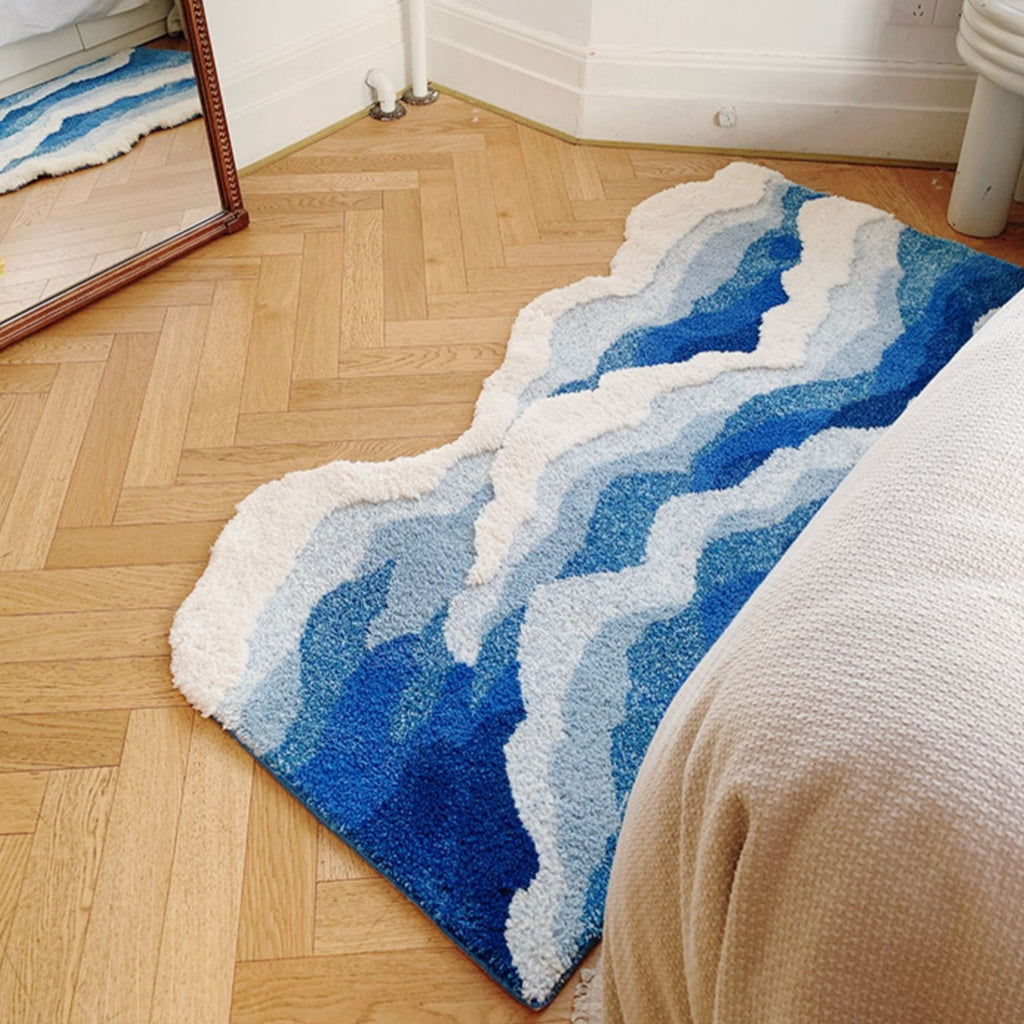 Bedside blanket foot pad floor mat