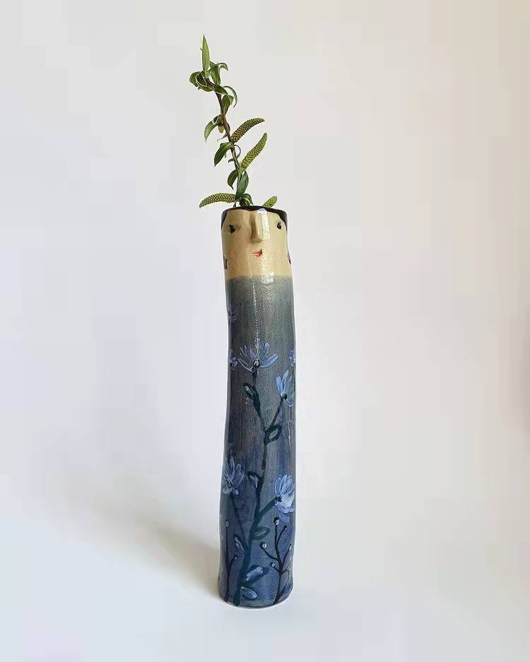 Beautiful Resin Crafts Bohemian Family Vase Living Room Dining Room Decoration - Velora Home Deco
