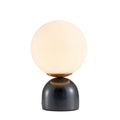 Creative Minimalist Table Lamp, Contemporary Bedside Study Desk Lamp with Marble Base