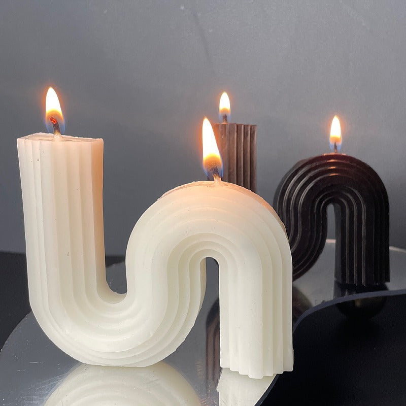 Geometric Aromatherapy Candle Recommendation 3D Simple Home Decoration Fragrance Candle